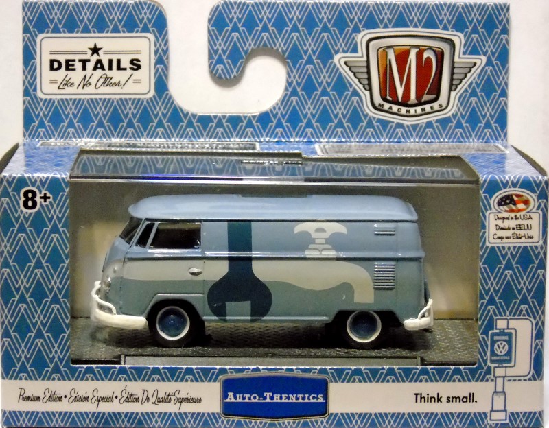 M2 Machines Volkswagen Release 06 1960 VW Delivery Van U.S.A. Model *Plumber*